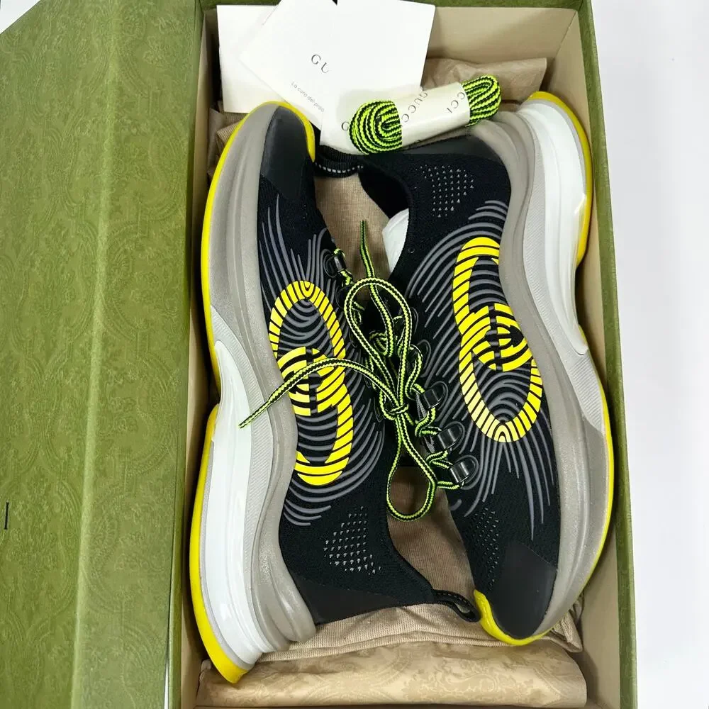 Gucci Technical Knit GG Run Sneaker - Women’s 6 - Picture 2 of 8